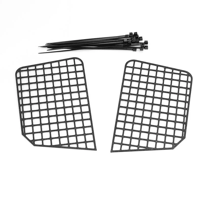 UDR 2pcs Simulation Car Window Network for 1/7 RC Car Traxxas Unlimited Desert Racer UDR DESERT RACER DIY parts