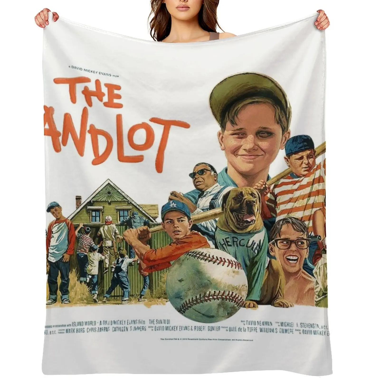 

The Sandlot Movie Poster Throw Blanket Camping Thin Luxury Throw Softest Blankets