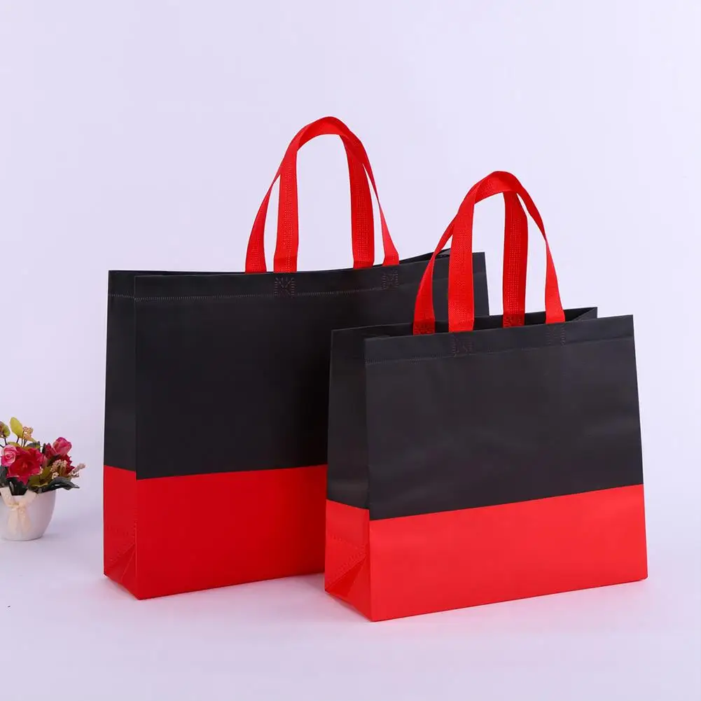 

Women Foldable Shopping Bag Reusable Eco Large Unisex Fabric Non-woven Tote Handbag Casual Grocery Cloth Bags Storage Pouch