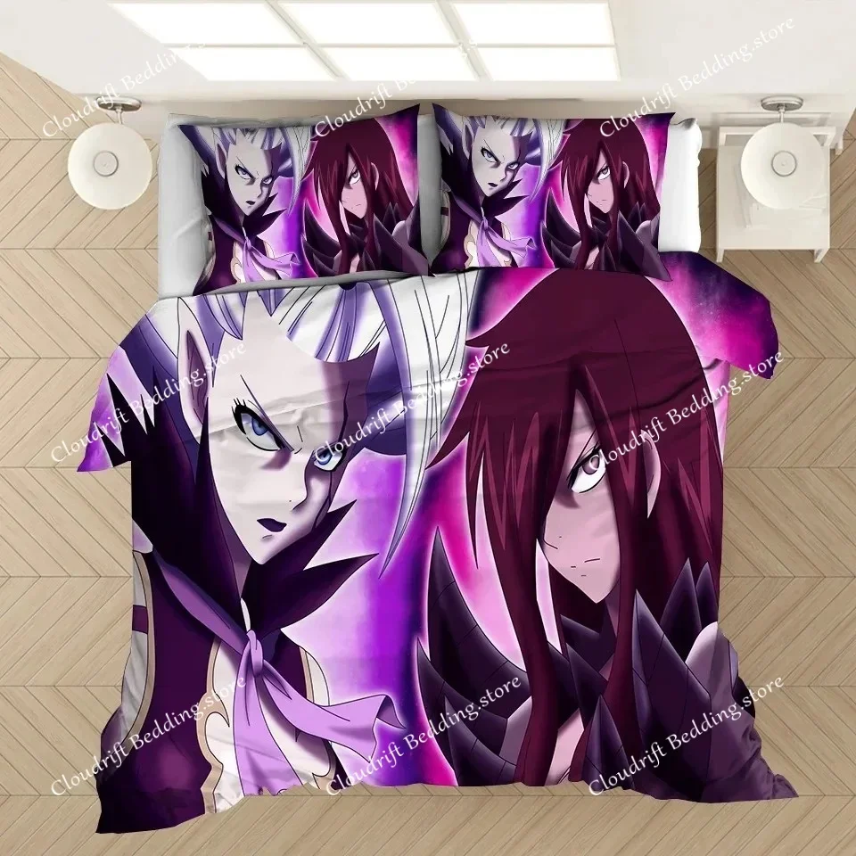 

FAIRY TAIL Bedding Set 3D Duvet Cover Sets Japan Anime Comforter Bedding Sets FAIRY TAIL Bedclothes (NO Sheet) AYR026