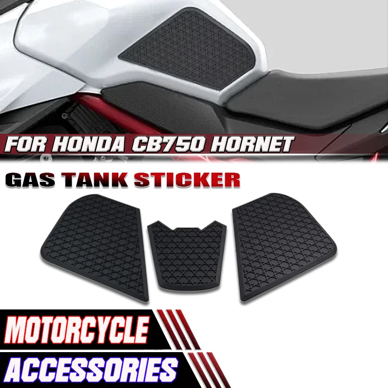 

For Honda CB750 Hornet 2023- CB 750 Motorcycle Side Fuel Tank Pads Protector Stickers Decal Gas Knee Grip Traction Accessories
