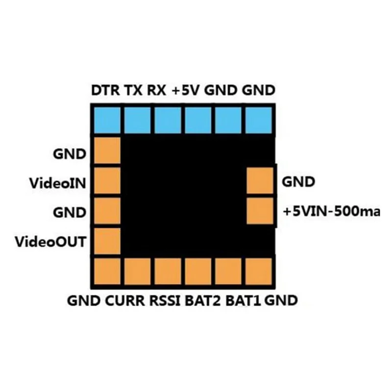 M13K-5X FPV Minimosd Minim Mini OSD On-Screen-Display With KV TEAM MOD For CC3D Naze32 F3 F4 Flight Controller