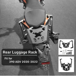 For KTM 390 Adventure Adv 2020-2023 2022 Motorcycle Rear Luggage Rack Bracket Support 390Adv Rear Cargo Holder Storage Box Base