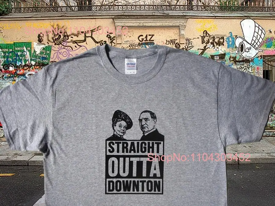 STRAIGHT OUTTA DOWNTON t shirts classical composers artists hikers campers trails outdoor quality long or short sleeves