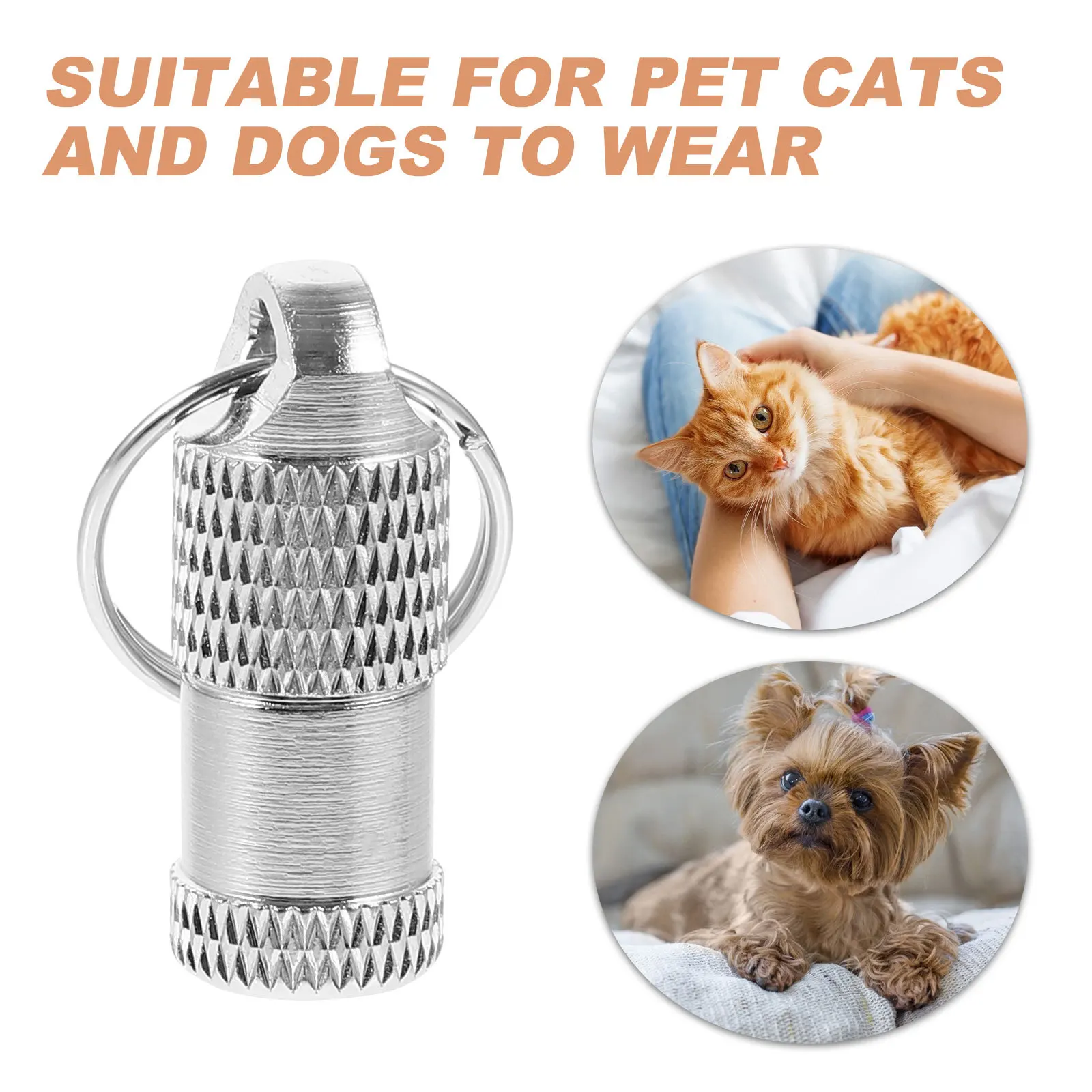 

4Pcs Pet Id Tags Metal Openable Dog Name Tag Cat Dog Identification Tags Anti-Lost Charm Pet Tag for Dogs Stainless Steel Charms