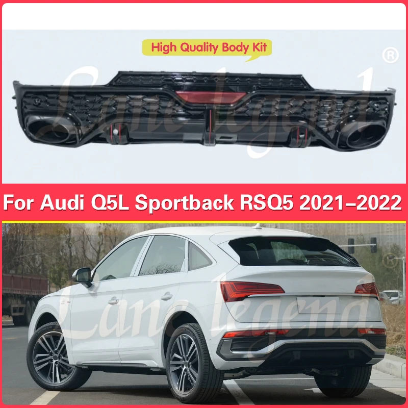 

Suitable for Audi Q5L Sportback RSQ5 2021-2022 Rear Lip Tail Lip Rear Spoiler Between High Quality Perfect Installation