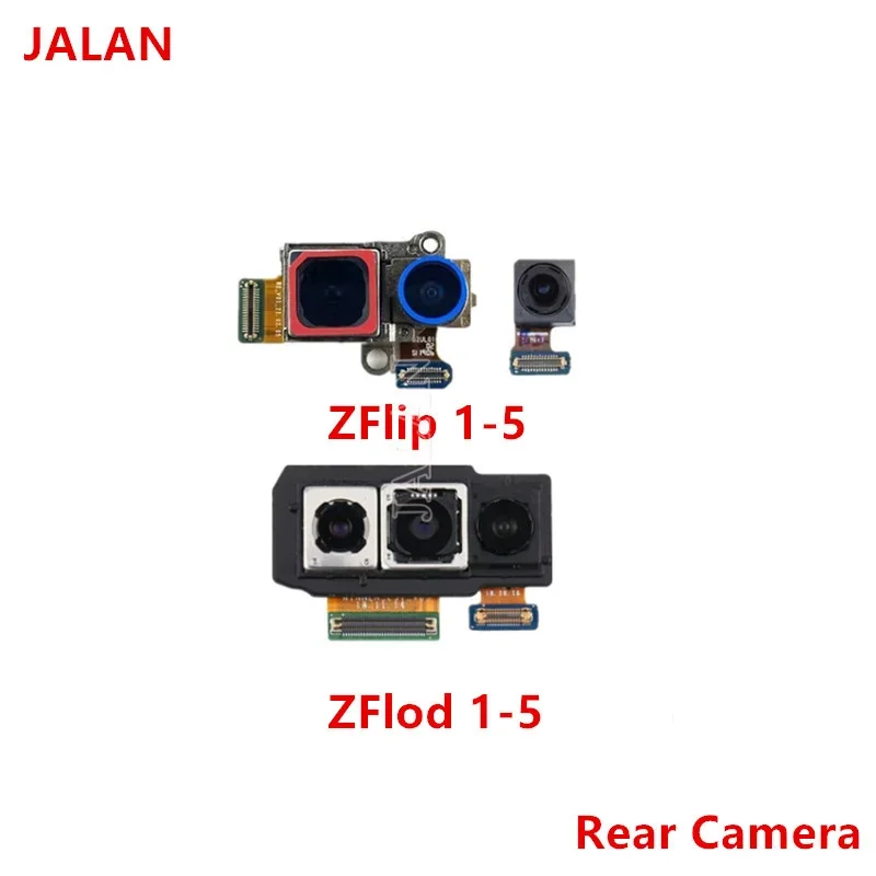 3 in 1 High Quality Rear Camera For SM Z Fold /Z Flip 1 2 3 4 5 Back Main Big Wide Camera Module Replacement Repair