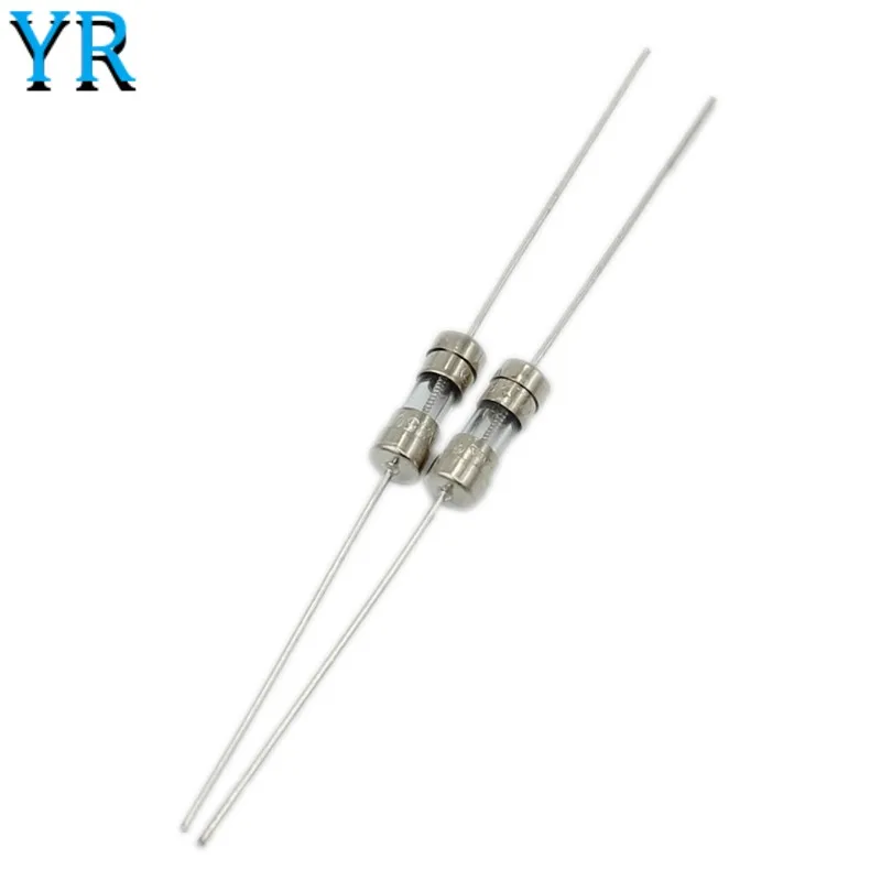 10PCS 3.6*10 Slow-Blow Glass Tube Fuse Slow Break With Pin 5X20MM 250V 0.5A 1A 1.5A 2A 3A 3.15A 4A 5A 6.3A 8A 10A 15A AMP