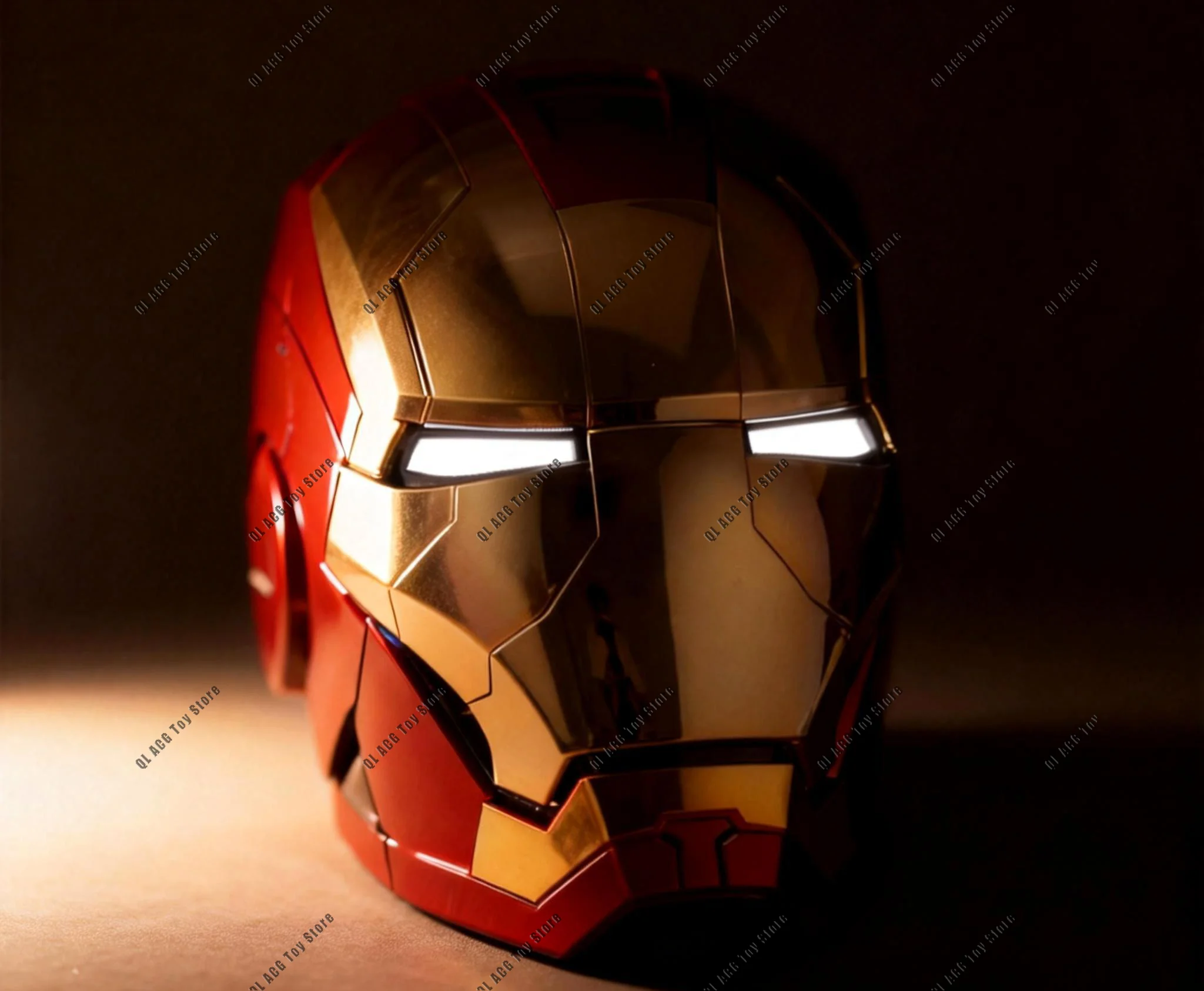 

35-сантиметровый железный шлем Джарвиса с технологией умного голосового управления, открывающийся и закрывающийся, коллекционная модель 1:1, игрушка-украшение, подарок