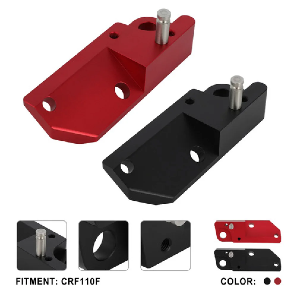 

Аксессуары для мотоциклов, боковой кронштейн для ног, опорная скоба для Honda CRF 110F CRF110 F, алюминиевый грязевой питбайк, детали мотоцикла с ЧПУ