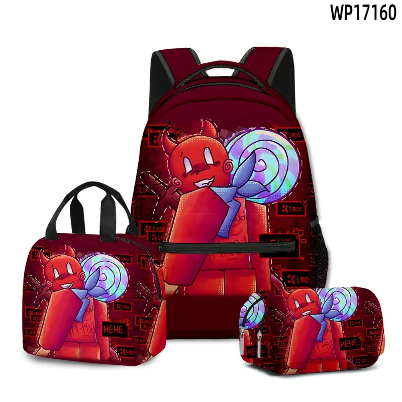 

New Style Game Roblox Forsaken Gubby Primary and Secondary School Students Schoolbag Backpack Lunch Bag Pencil Bag School Bag