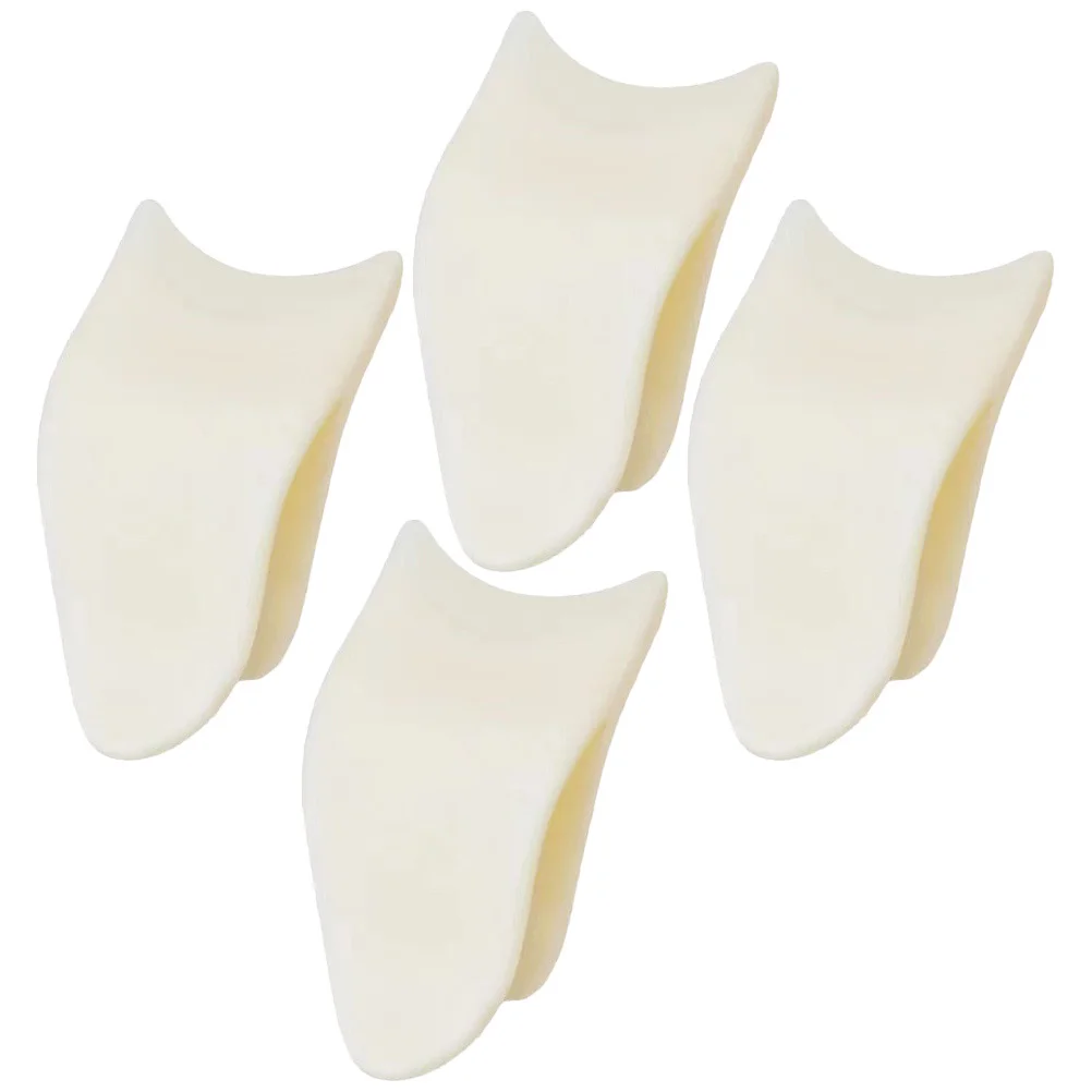 Pinzas para extensión de pestañas, aplicador de punta fina, clip para fijación precisa de pestañas postizas, accesorio de maquillaje con agarre antideslizante, 4 Uds.