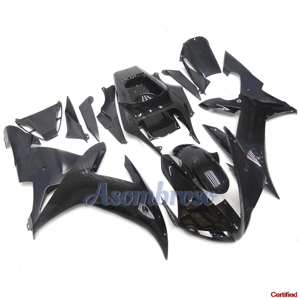 For Yamaha YZF R1 2002 2003 YZFR1 02 03 YZF1000 Black Bodywork Fairing ABS Cowl Body Plastic parts Carenado