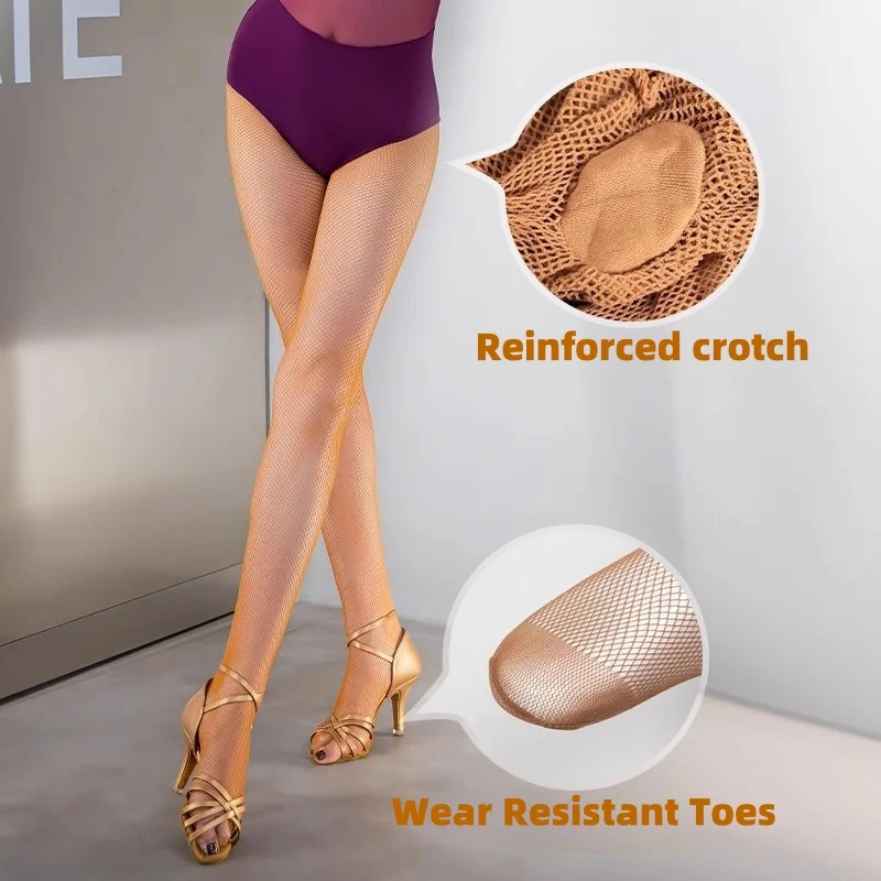 

Sexy Hollow Out Women Stockings High Stretchy Party Club Fishnet Pantyhose Hosiery Soft Yarn Latin Dance Transparent Underwear