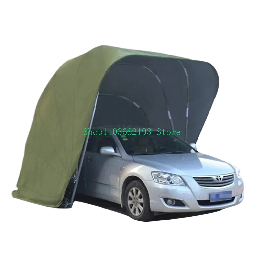 5.5m semi-automatic full-automatic mobile garage anti-exposure folding retractable carport car parking shed sunshade