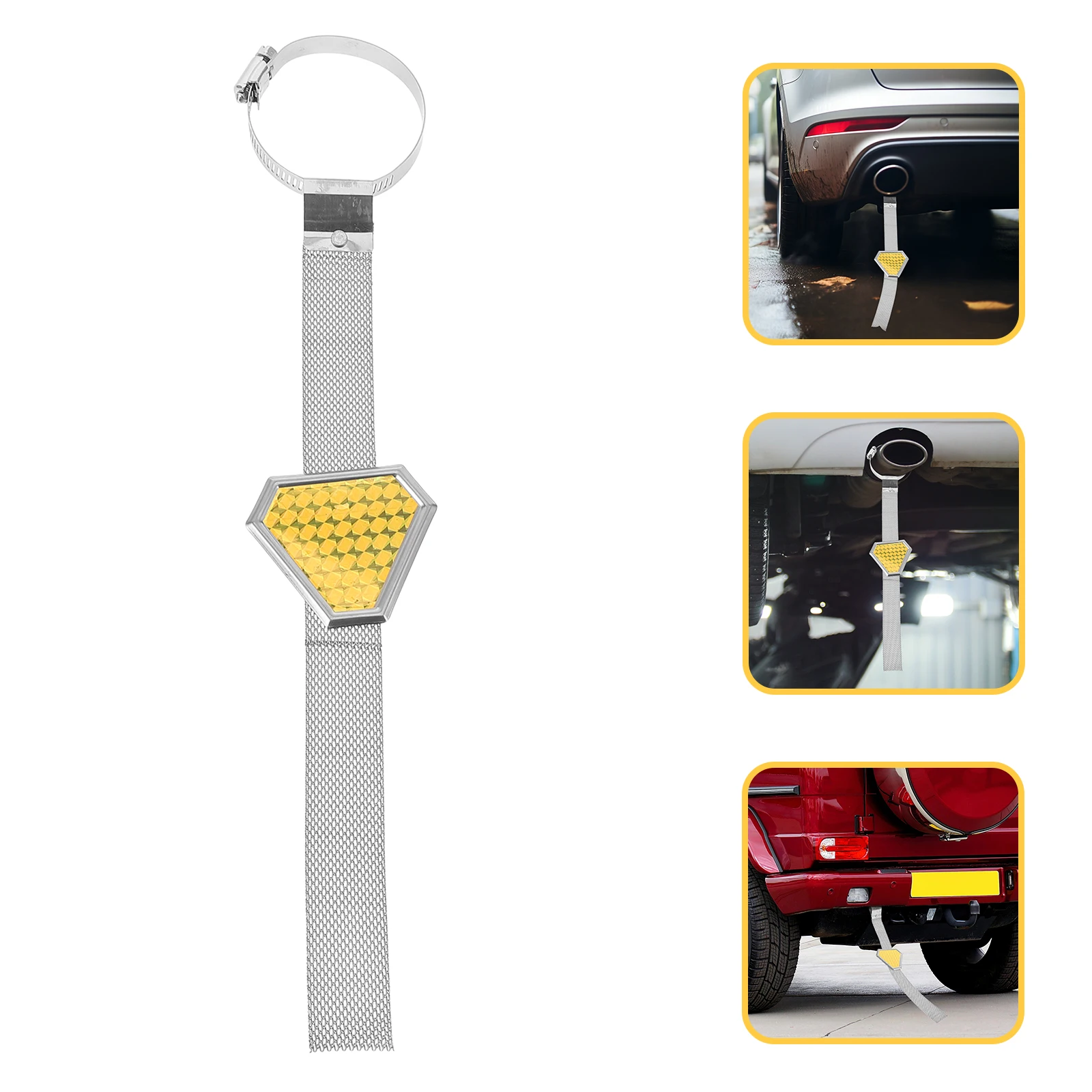 

Aluminum Alloy Anti Static Strap Grounding Belt For Vehicle Suv Truck Auto Wire Exhaust Grounding Strip Car Safety Ground Belt
