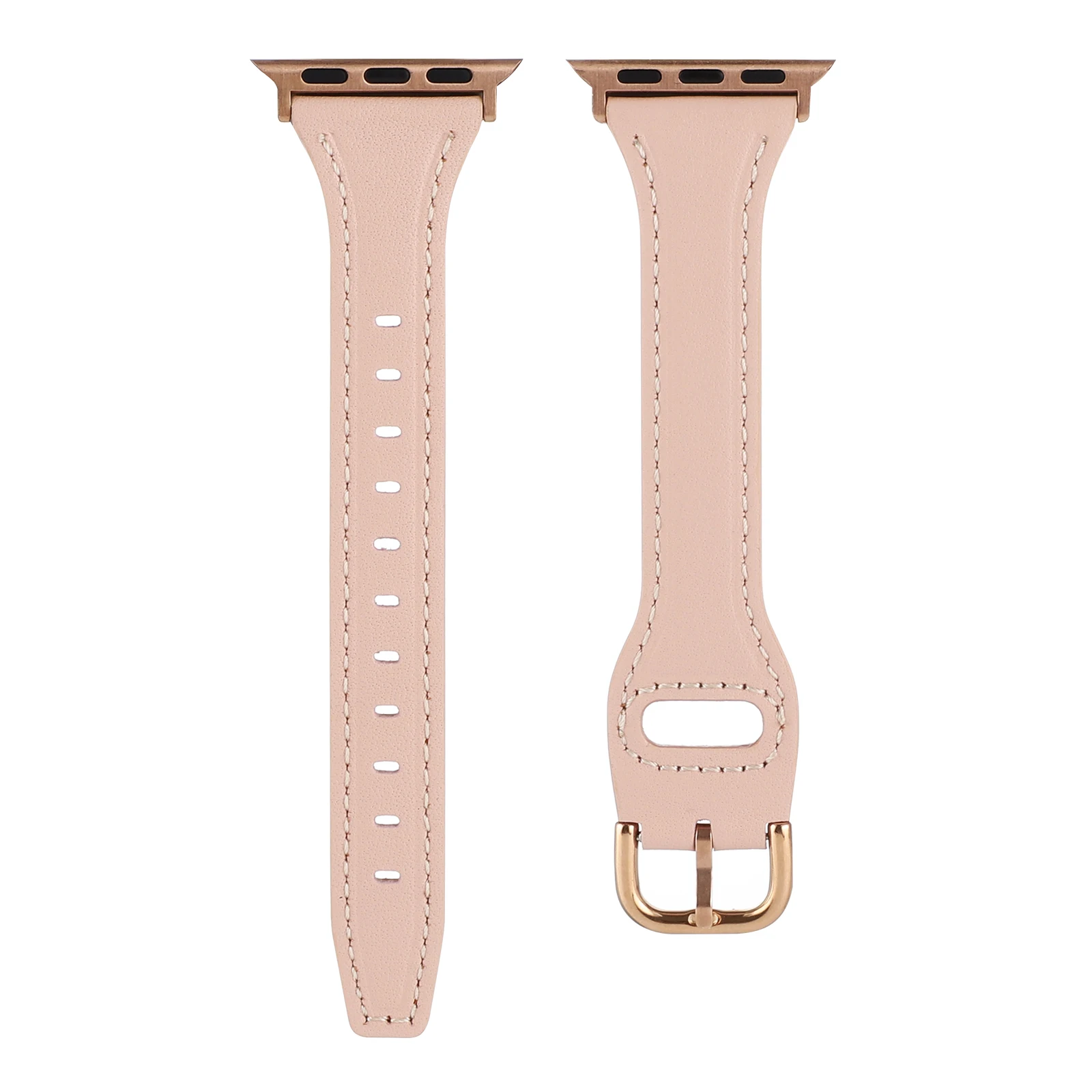 For Apple Watch Band Series 7 6 5 4 3 SE Genuine Leather Bracelet for Correa Pulseira Apple Watch 45 41 44 40 42 38 for iWatch