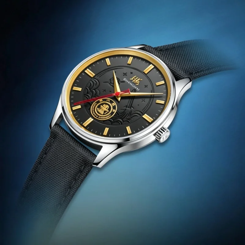 Shanghai Watch Tribute Series Men Automatic Watches Vintage Dress 39mm Sapphire Clock Business Luxury Limited Edition 2026 New