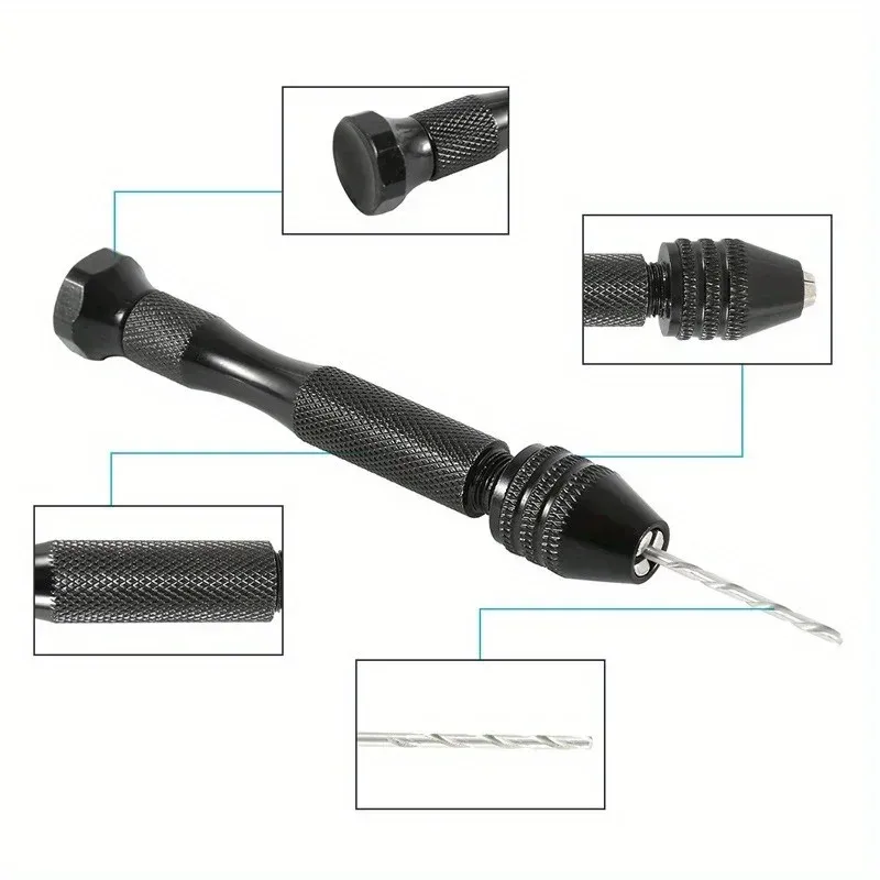  11Pcs/Set Twist Drill Punching Tool Set 0.3 