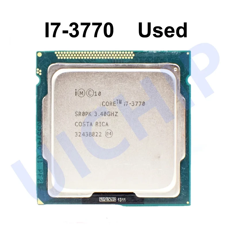 100% Original  Core i Core i7 3770 Quad-Core i7-3770 3.4GHz 8M 5.0GT/s LGA 1155 CPU Processor