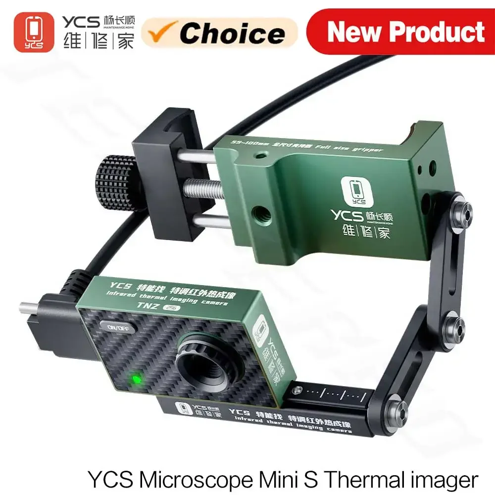 YCS Mini S Thermal Imaging Camera Variable Focus PCB Short Circuit Quick Diagnosis Phone Motherboard Repair For Microscope tools