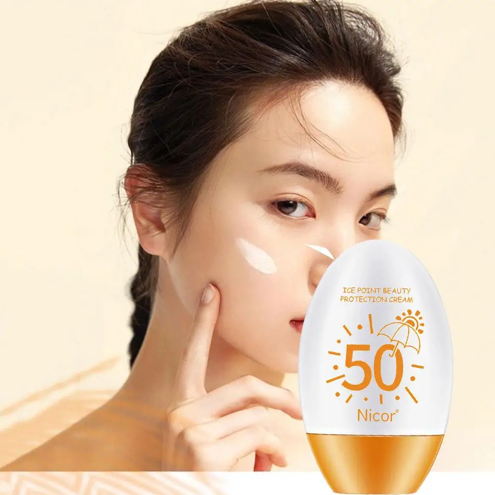 

SPF 50 Facial Sunscreen Sun Protection Anti-UV Moisturizing Refreshing Isolation Anti-aging Whitening Care Oil Facial Contr L0G3