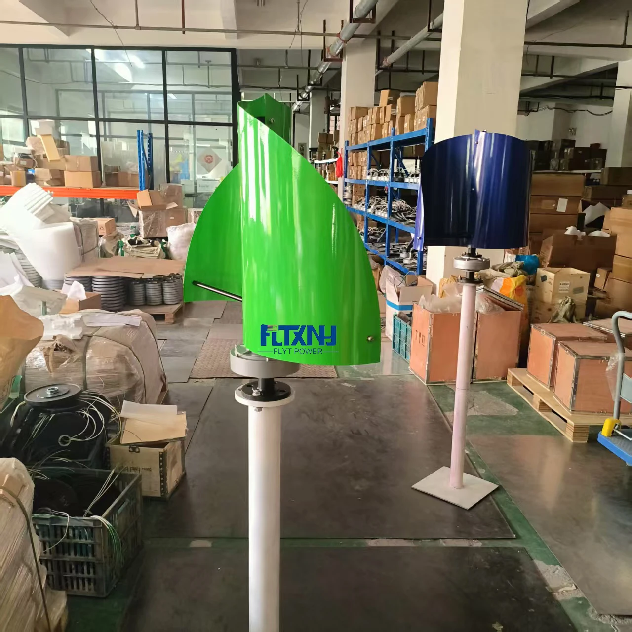 Wind Turbine  Vertical Axis Maglev Plant High Voltage Generator 24V 48V With Hybrid Charge Controller For Home Use