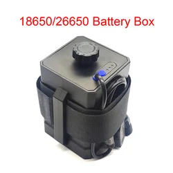 18650/26650 Battery Holder Lithium Battery Charger Mobile Power Box 3 *18650/26650 Waterproof Battery Box 8.4V 12.6V DC