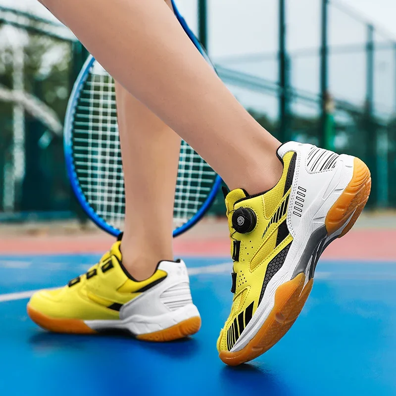 Professional Badminton Shoes for Men Women Outdoor Sports Black White Sport Training Sneakers Comfortable Table Tennis Shoes