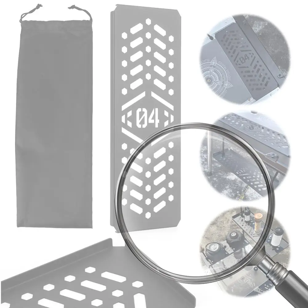 

Многофункциональная раскладная столешница из алюминиевого сплава для кемпинга, пикника и барбекю, аксессуар для стола IGT