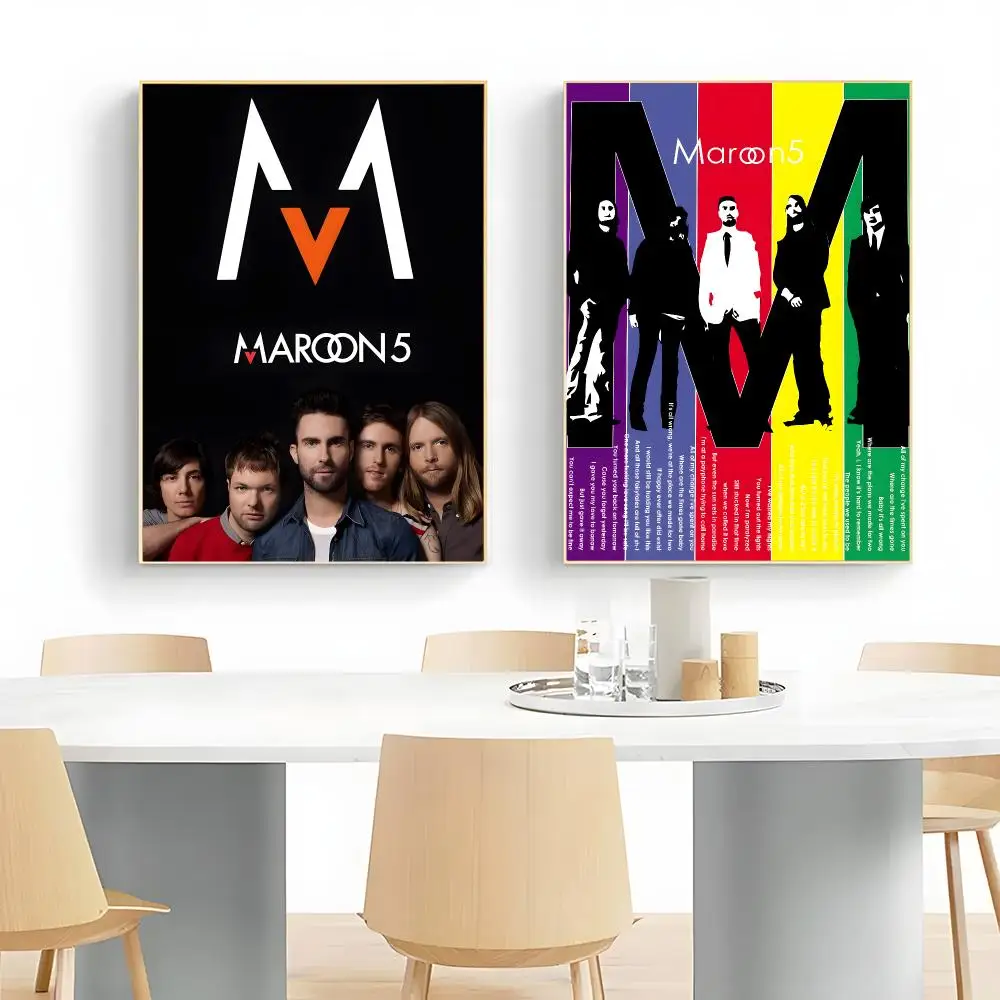 pop band M-Maroon 5 Poster Wall Art Print Decorative Mural Home Decor Gift Unframed