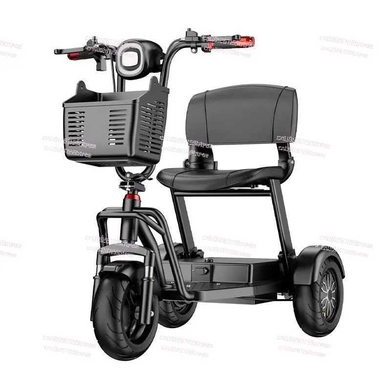 

Elderly Scooter Electric Tricycle Battery Car Can Lift Rechargeable Lithium Battery Folding Portable Adult Motorcycle