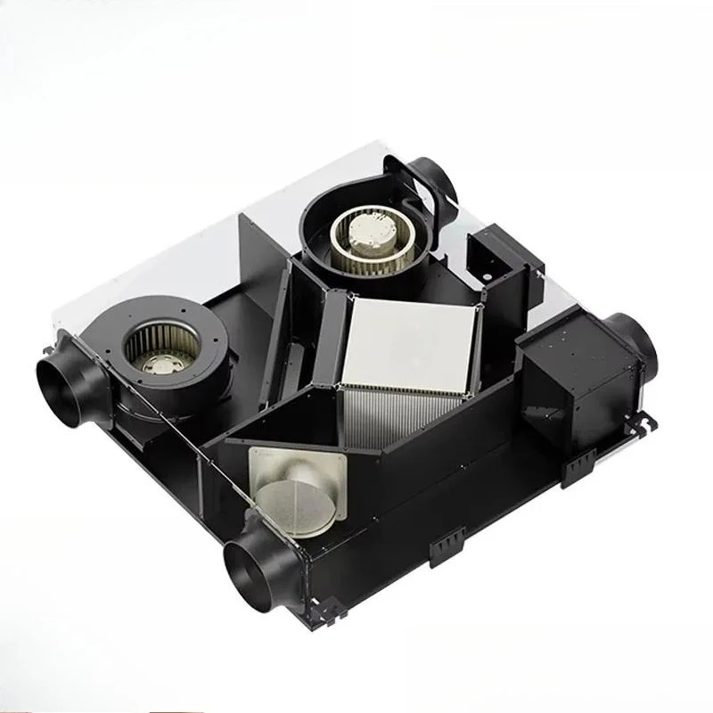 Modern Building Energy Recovery Ventilation Device Intelligent Control Fresh Air Purification High Pressure Exchange