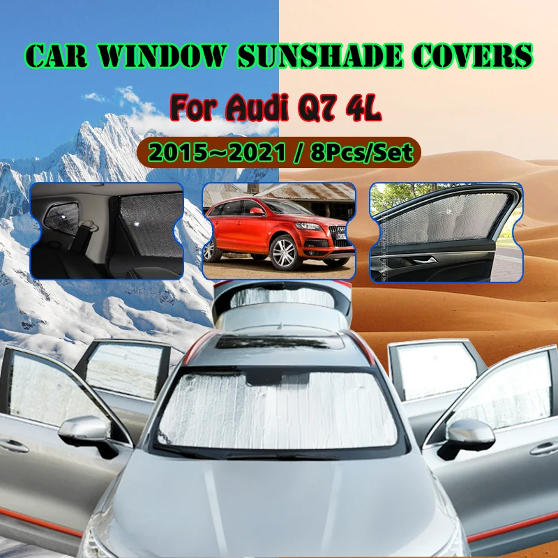 

For Audi Q7 4L 2006~2015 2010 2011 2012 2013 2014 Car Window Windshield Sunshade UV Reflector Sun Shade Visor Auto Accessories