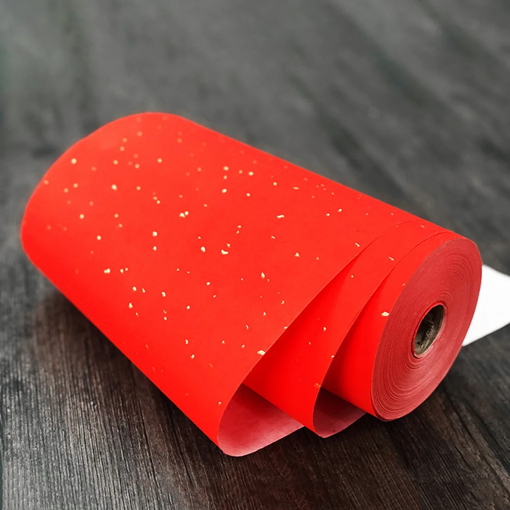 

2 Rolls Rice Paper Couplet Red Calligraphy Chinese Couplets Spring Xuan for Writing