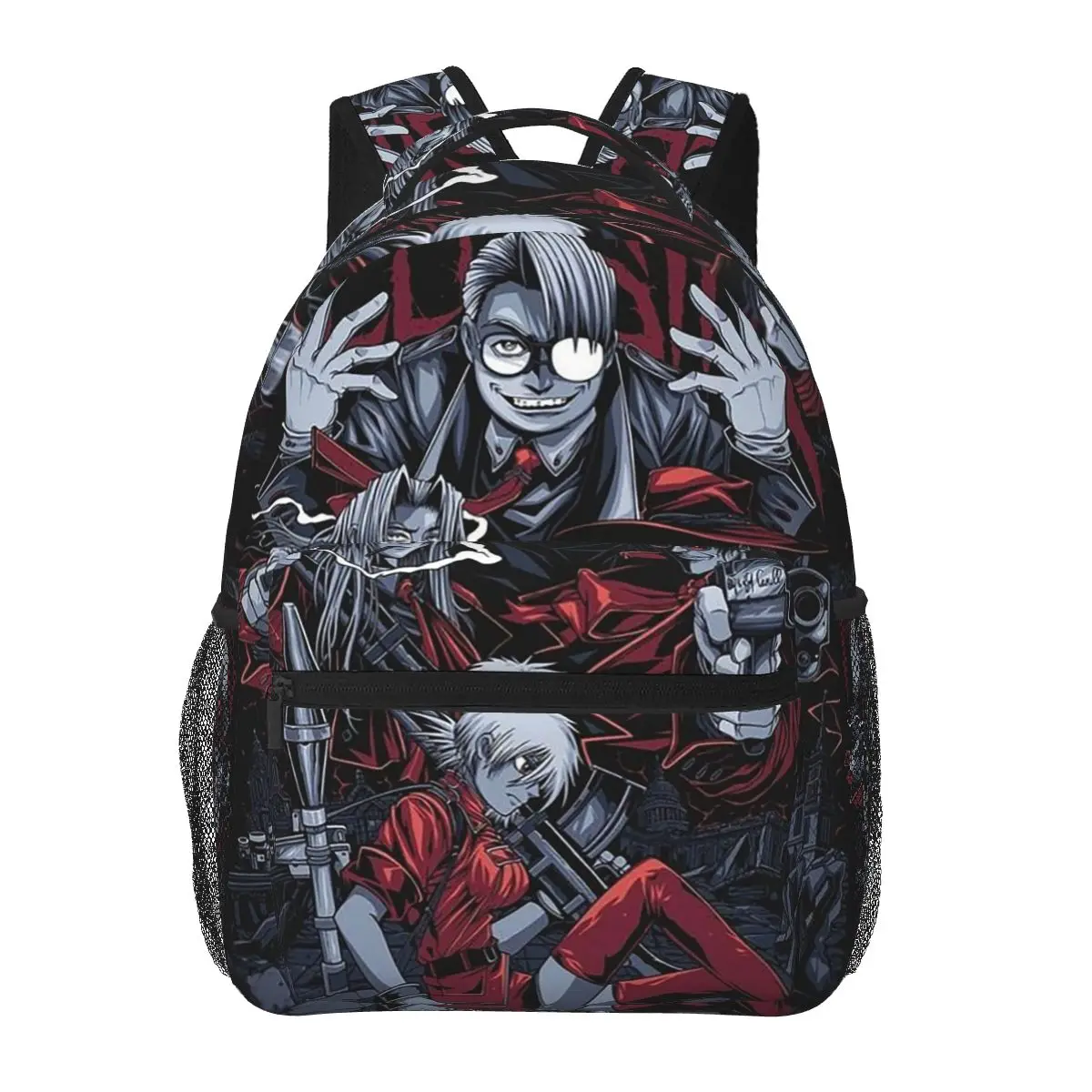 

Alucard Hellsing Manga Backpacks Boys Girls Bookbag Children School Bags Cartoon Kids Rucksack Shoulder Bag Large Capacity