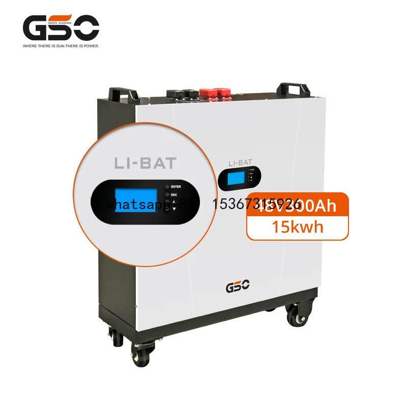 

15kwh Inverter Battery 51.2v 300ah lifepo4 lithium ion Batteries for Solar Energy