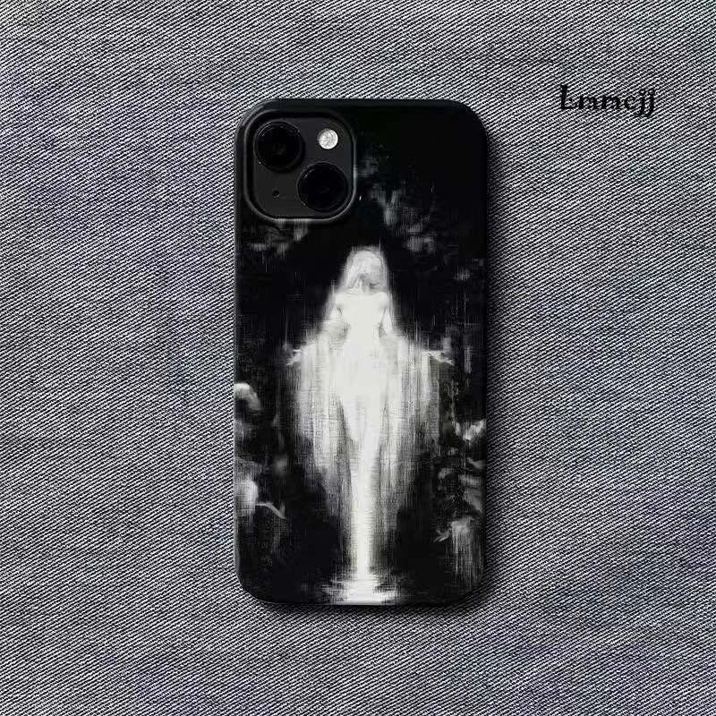 

Lmmcjj Cool Girl Phone Case For iPhone 13 Pro Max 11 12 Mini 14 15 Plus XR X XS Se 2020 7 8 Silicone Phone Cover iPhone Case