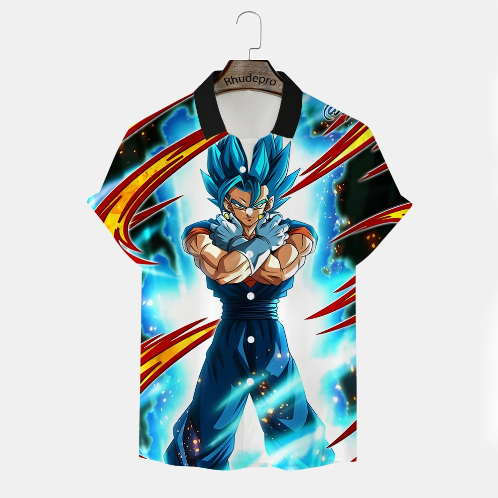 

Goku Anime Men Gift Men's Shirt Y2k Clothes Hip Hop Tops Children's Summer T-shirts Streetwear 5XL Short Sleeve 2024