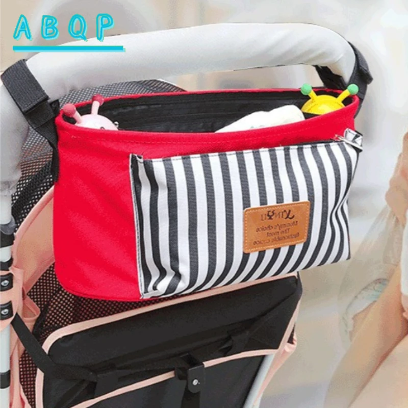 Baby Stroller Hanging Bag Multifunctional Fashionable Baby Bag Large Capacity Waterproof Baby Stroller Storage Hanging Bag