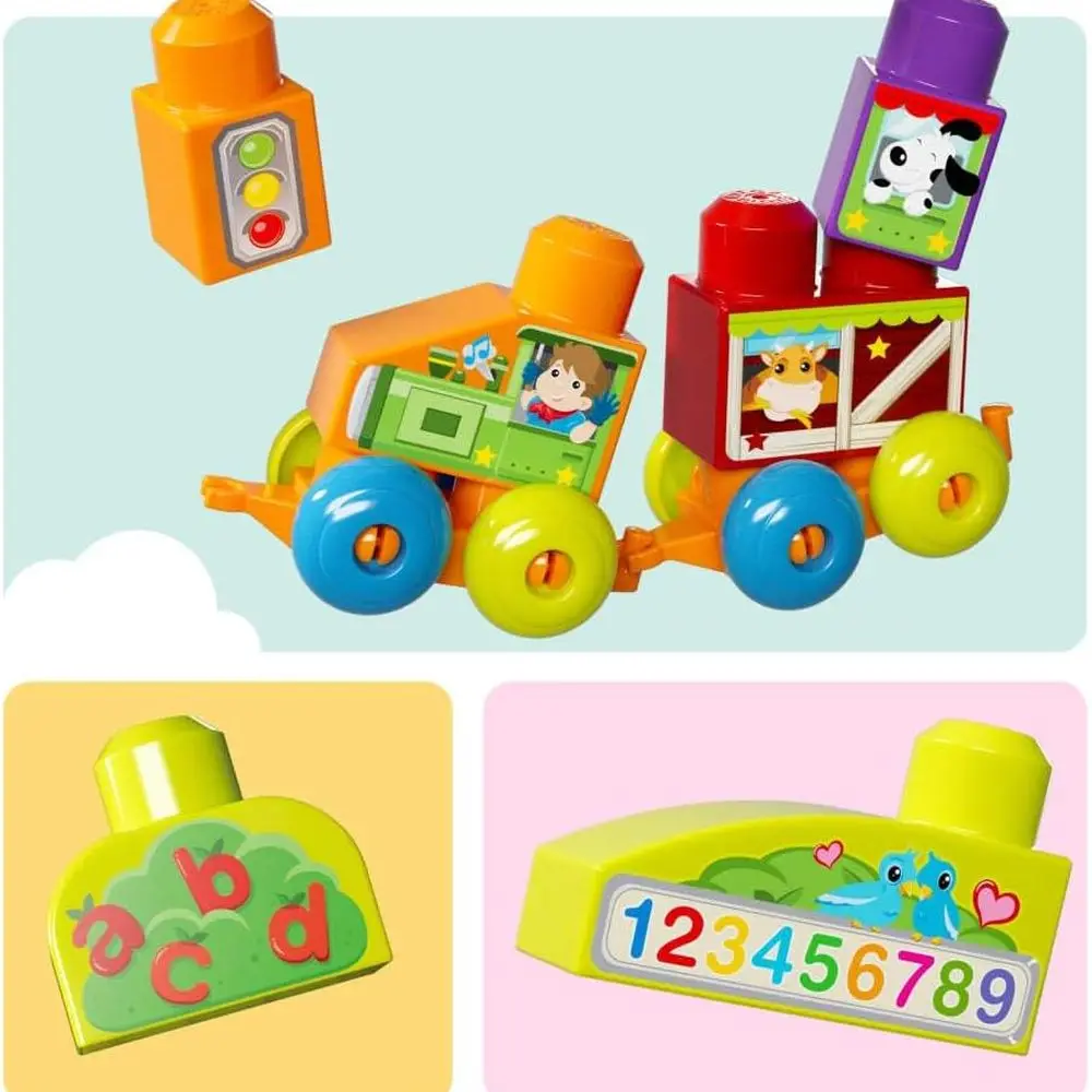 Mega Bloks Toddler Activity Table with 30 Blocks and Storage for Ages 1+ (Amazon Exclusive)