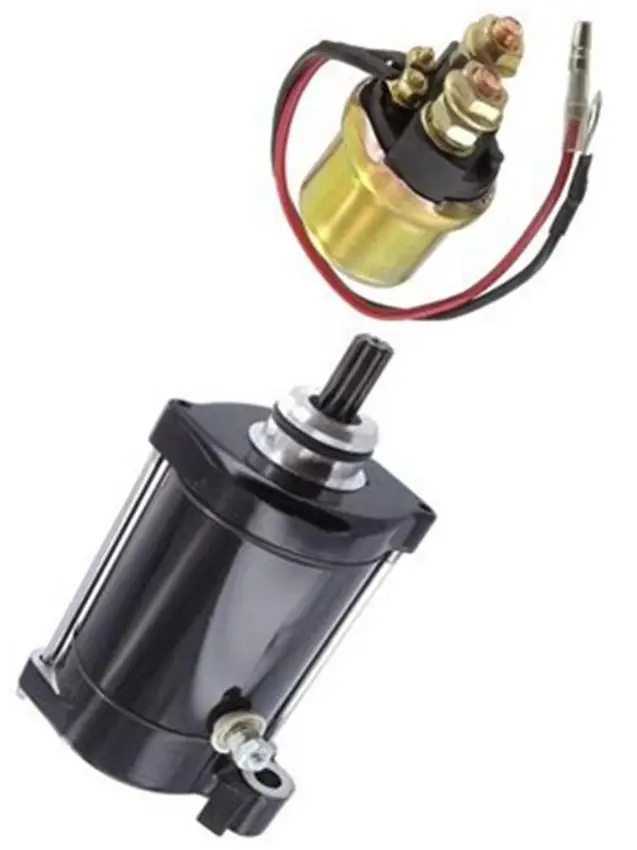 12 V Starter & Relay For Yamaha RA700 Wave SJ700 Super Jet WR650LX WaveRunner 650 700 18420 6M6-81800-10-00