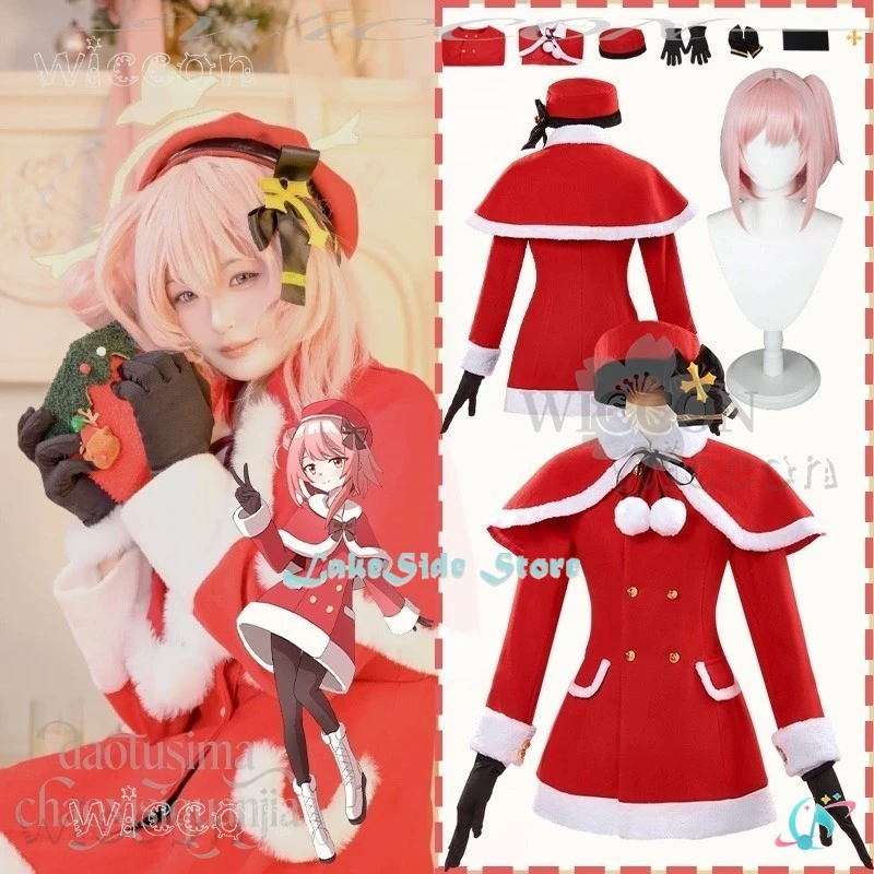 Disfraz Anime jeu bleu archives Cosplay Sumi Serina déguisement d'halloween Kawaii rouge fourrure Anime déguisement de noël