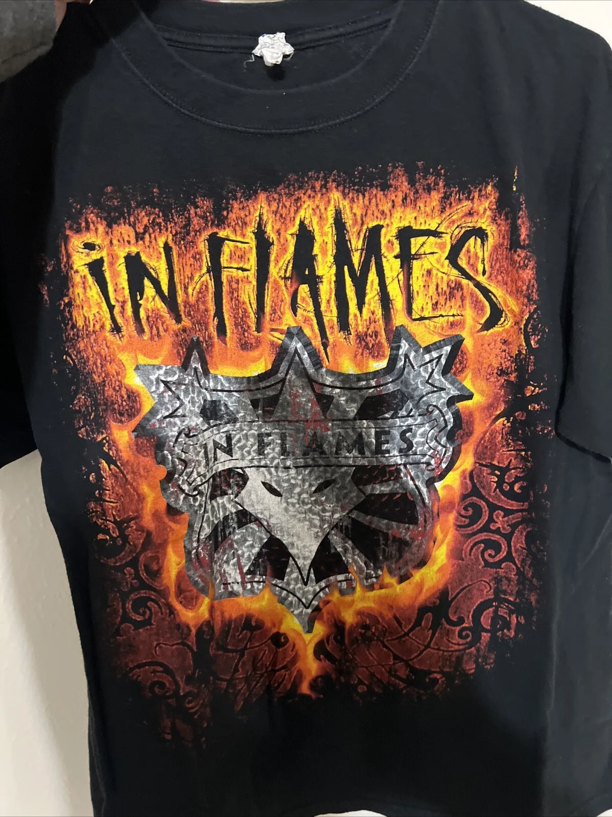 

Рубашка In Flames 2009, мужская одежда среднего и высокого класса, футболки большого размера, мужские футболки, одежда для мужчин, оригинальные подарки