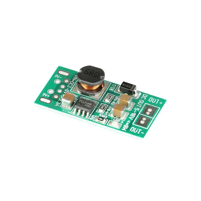 Low Voltage and High Power Boost and Stabilizer Module 8W 5V~12V USB Pad to DC Version