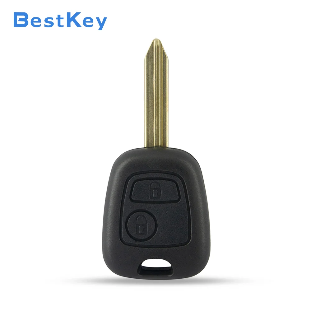Best Key Wholesale Bulk Supply Flip Key Shell 2 Button SX9 Blade Dealer Stock for Peugeot Citroen Van Sedan Series