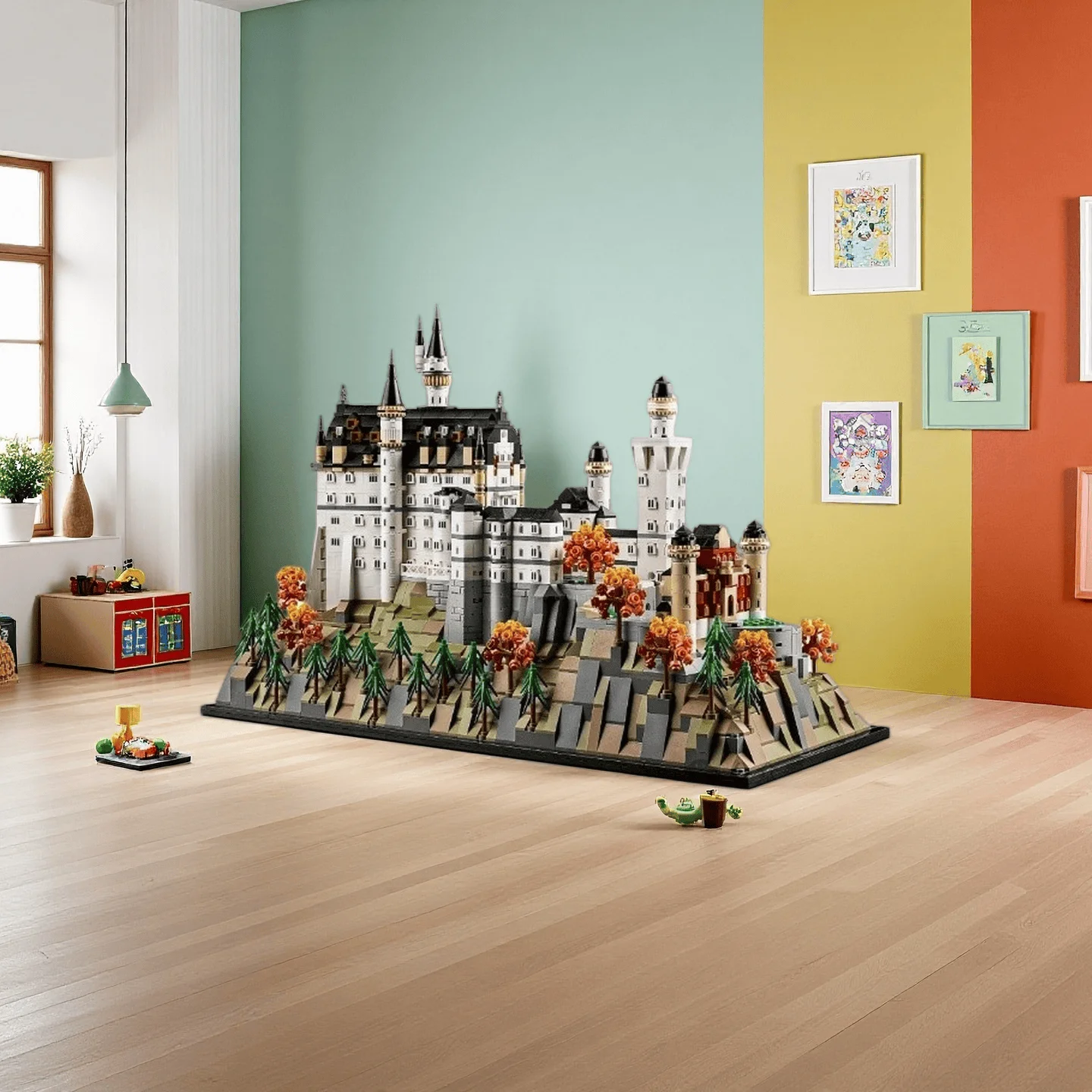 

В наличии 3455 шт. Модель Замка-лебедя, архитектурный конструктор, модель здания с видом на улицу, игрушка для подарков на день рождения