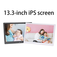 13.3 Inch Digital Picture Photo Frame IPS Screen 1920 X 1080 HD Full View VCD DVD MPEG4 Video Playback JPEG BMP MP3 WMA Player