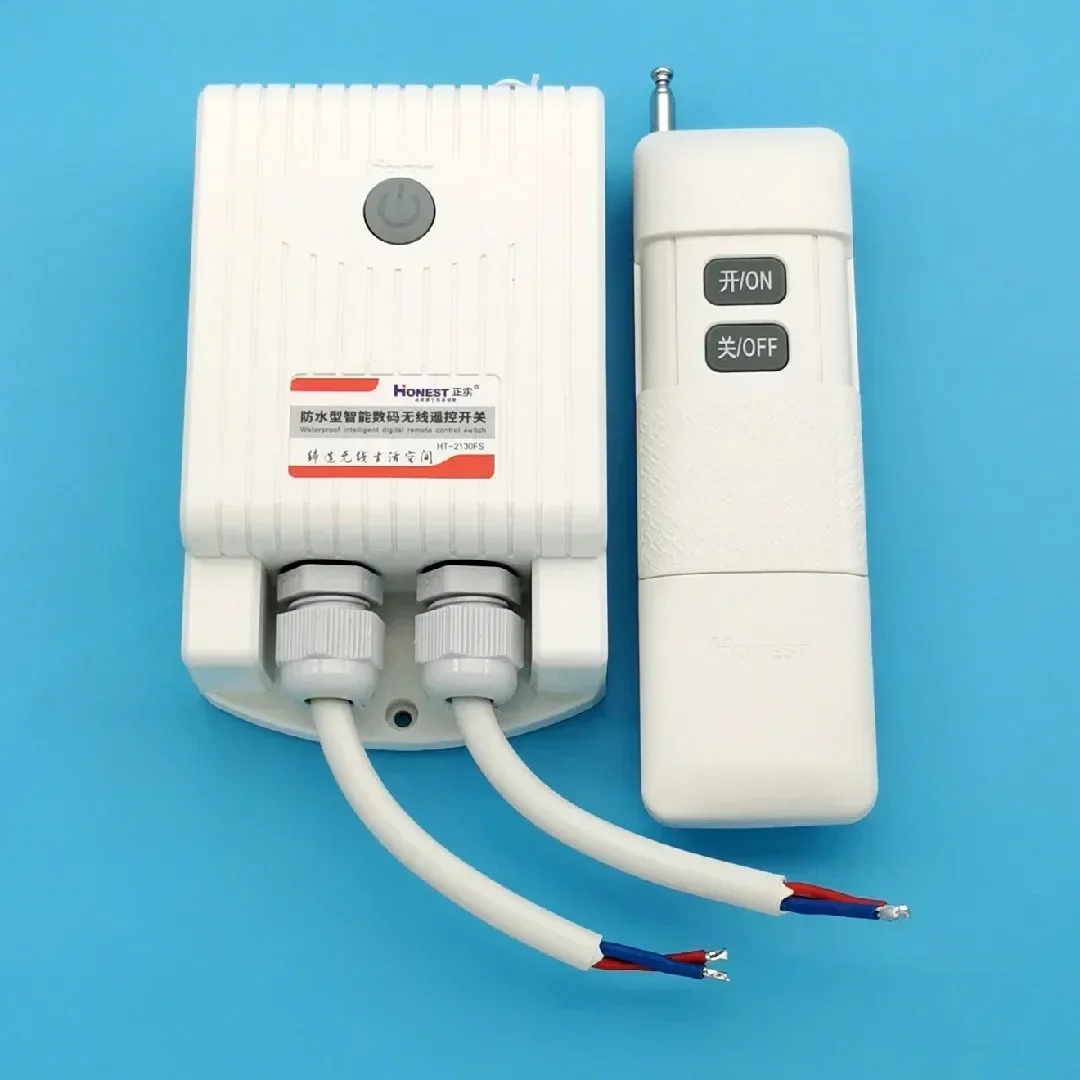 220v2kw waterproof wireless remote control switch, greenhouse motor, water pump, partition wall, remote availability