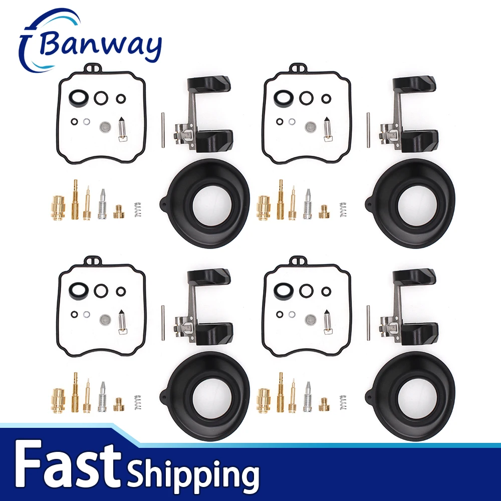 

4X For YAMAHA XVZ1300A XVZ13A Royal Star XVZ13AT Carburetor Rebuild Repair Kit Diaphragm